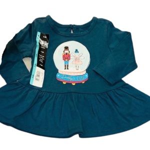 George Baby girl tunic top. Size:3-6 mos. New.